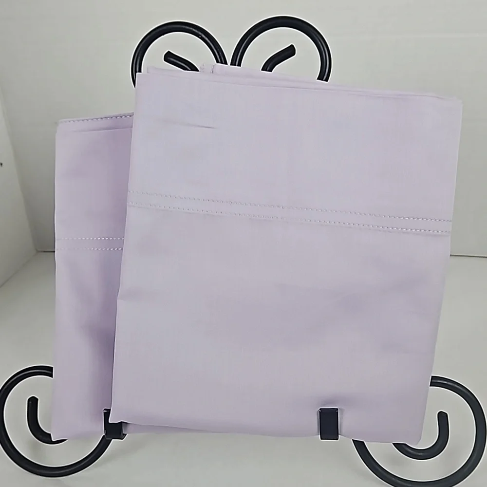 Pottery Barn Lavender Hot Air Balloons Full Flat Sheet 2 Standard Pillowcases